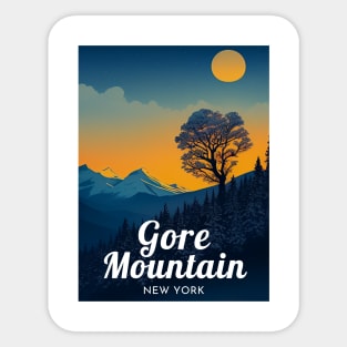 Gore Mountain New York United States ski Sticker